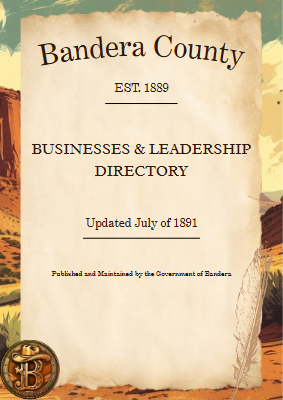 Bandera County Directory 2025