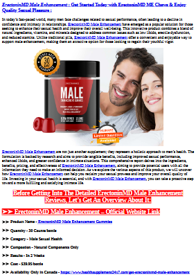 ErectoninMD Male Enhancement Gummies