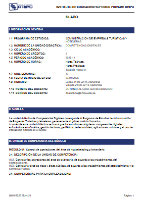 Silabo Competencias Digitales