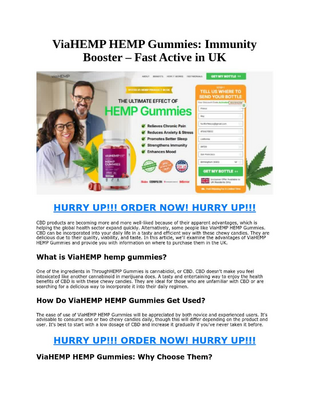 ViaHEMP HEMP Gummies Price Update 2025 UK.pdf