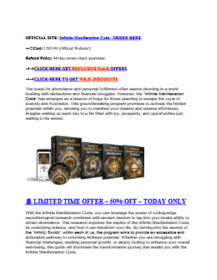 Infinite Manifestation Code Reviews: I Tried it for 90-Days – My Detailed Review!