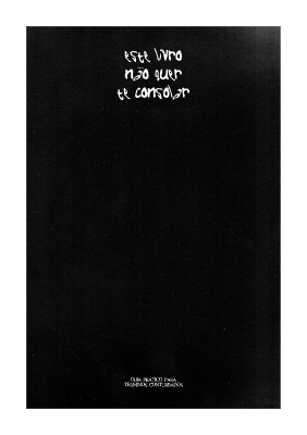 este livro não quer te consolar