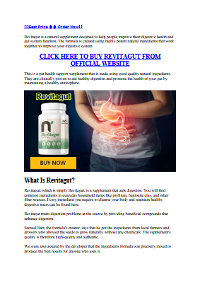 Revitagut Ingredients & Benefits: 2025 Updates on Gut Wellness!
