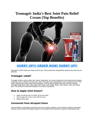 Tromagel for Joint Pain.pdf