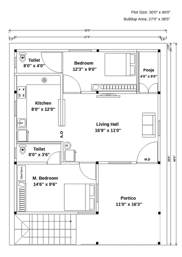 House Plan | Visual Paradigm User-Contributed Diagrams / Designs