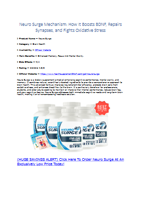 Neuro Surge Ultimate Guide: Reset Your Brain in 90 Days (Free Checklist)