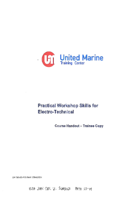 P. PRACTICAL WORKSHOP SKILLS FOR ETO_UMTC