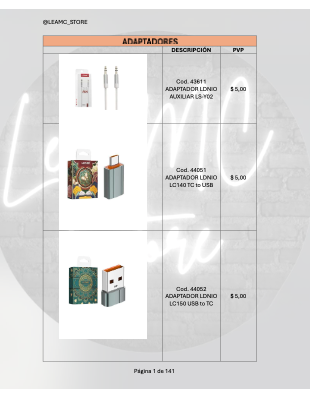 CATALOGO LDNO JMF