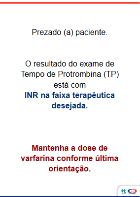 Prezado (a) paciente