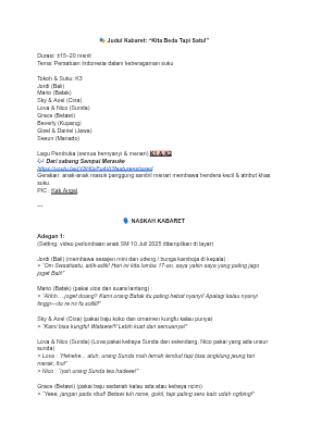 Kabaret 17 Agustus 2025 