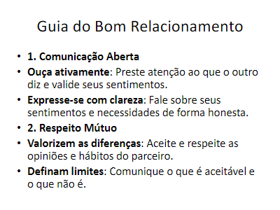 Guia do Bom Relacionamento