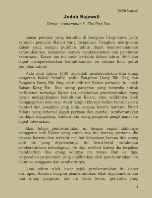 KPH - BKS10 Jodoh Rajawali