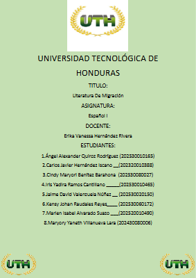 Literatura de migracion