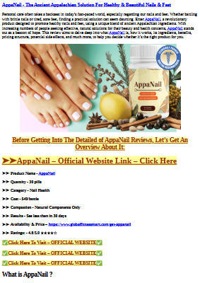 AppaNail_ Vegan, Non-GMO Formula for Stronger Nails and Happier Feet!