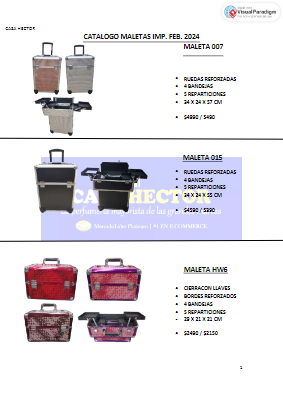 CATALOGO MALETAS 24